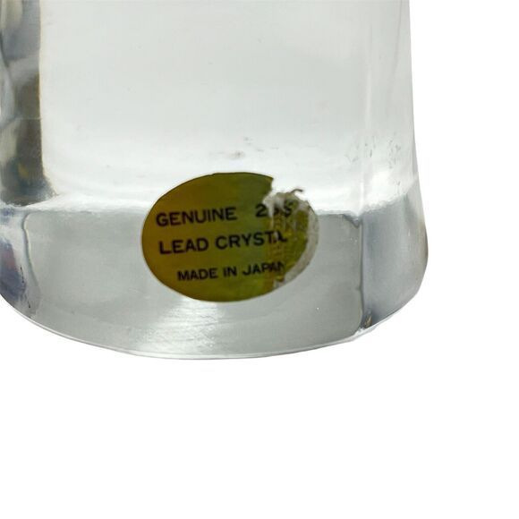 Vintage Genuine Lead Crystal Christmas Angel Figurine Paperweight Decor 8” - Picture 5 of 9